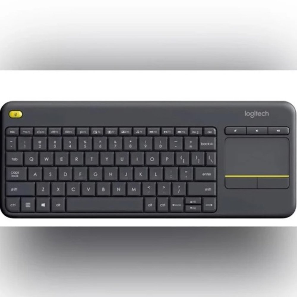 Logitech K400 Plus Wireless Touch TV Keyboard with Easy Media Control